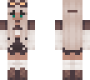 Steampunk girl | Minecraft Skin