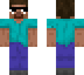 steve with meme glasses
