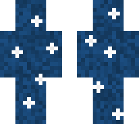 water & white flowers minecraft skin