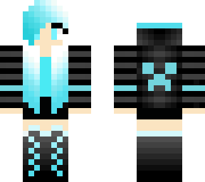 white hair goth girl