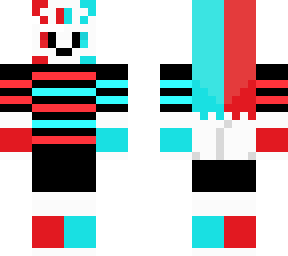 kitsune red/blue