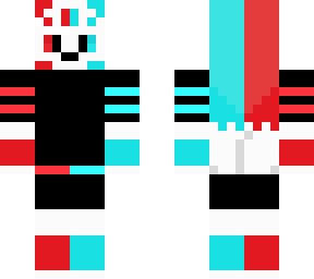 kitsune red/blue