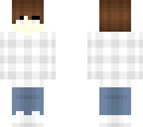 male - white flannel