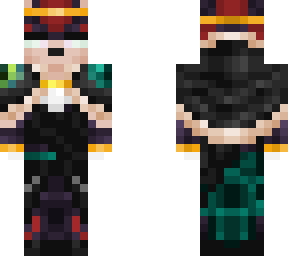 shadow kinsona in cloak/dress, skirt