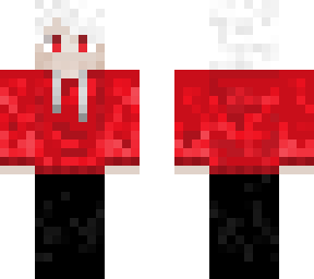 white haire demon