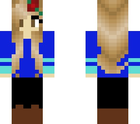 blue girl