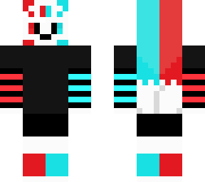 kitsune red/blue