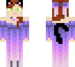 my skin :) in a pretty galaxy dress with the tail this time