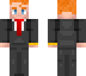 red-haired man in a business suit