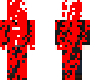 guy that hacked me, skin in blood