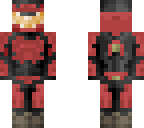 modern red armor
