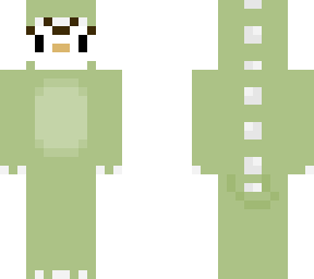 penguin in dino hoodie