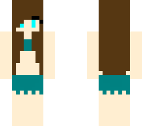 pool party (dark teal swim skirt)