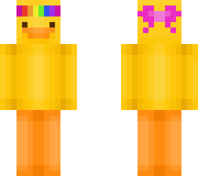 rainbow + bow duck