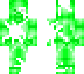 disappearing green steve