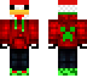 festive chicken skin