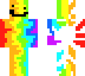 goofy rainbow