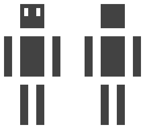 gray boxy man