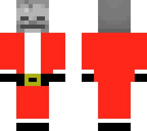 skeleton santa