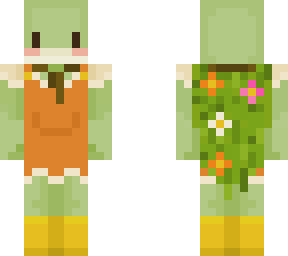 strip flower frog