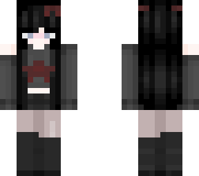 goth sweater ribbon