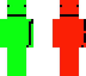 green red skin