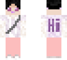 purple cute skin