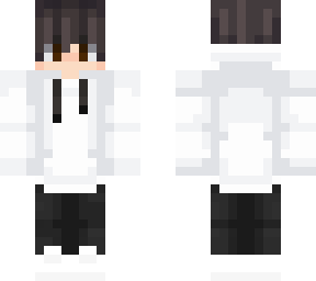 white sweatshirt boy