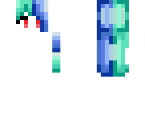 blue and cyan spilt hair base (credit if used)