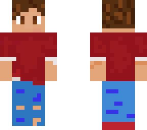 Red shirt guy | Minecraft Skin