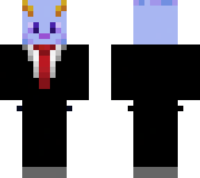 axolotl wearing basic suit