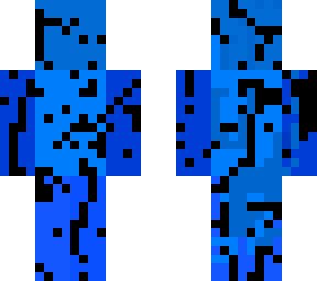 blue and black