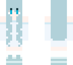 blue hair girl