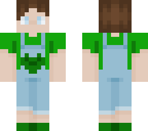 dark green skin