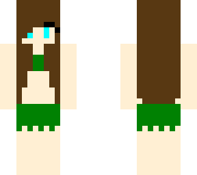 dark green swim skirt (pool party)