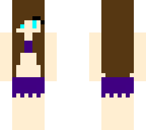 dark purple swim skirt (pool party)