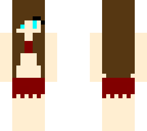 dark red swim skirt (pool party)