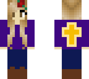 purple christian girl