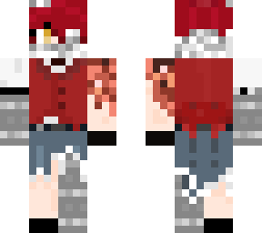 red demacrated