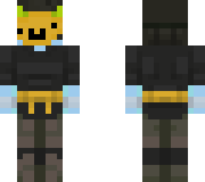 yellow demon mask