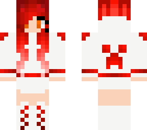 creeper girl fire