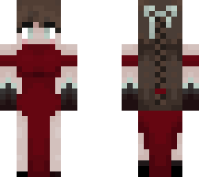 fancy red dress