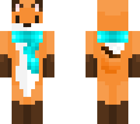 fox with scarf