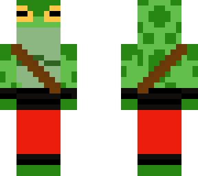 green ninja frog