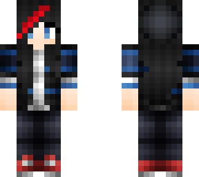 lumi darkvale red streak hair
