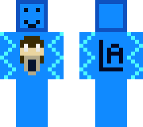 mimic dweller tee and blue skin with lighting bolt