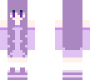 purple hair girl