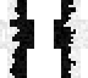 black and white infected