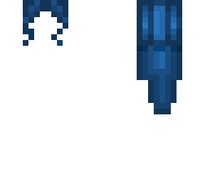 blue long hair base