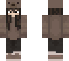 cute brown bear girl